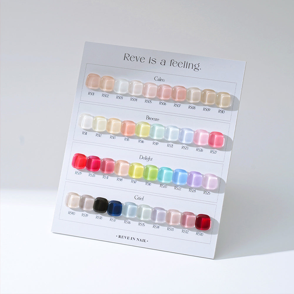 <pre-order> REVE IN NAIL - 40 colors set ( RS01 - RS40 )