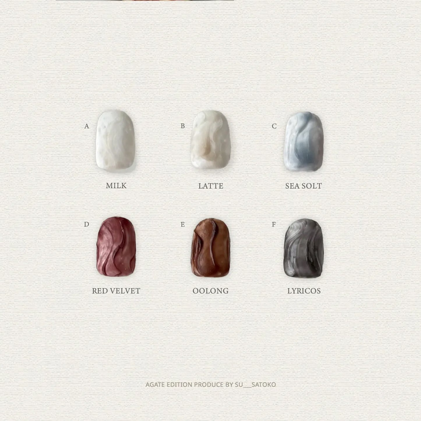 the favori - AGATE Candle ver2. 6color