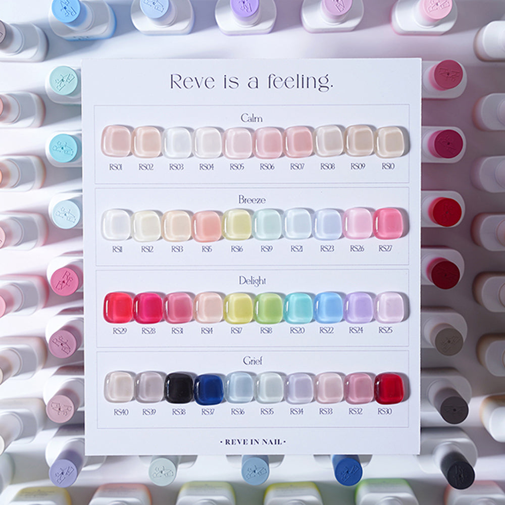 <pre-order> REVE IN NAIL - 40 colors set ( RS01 - RS40 )