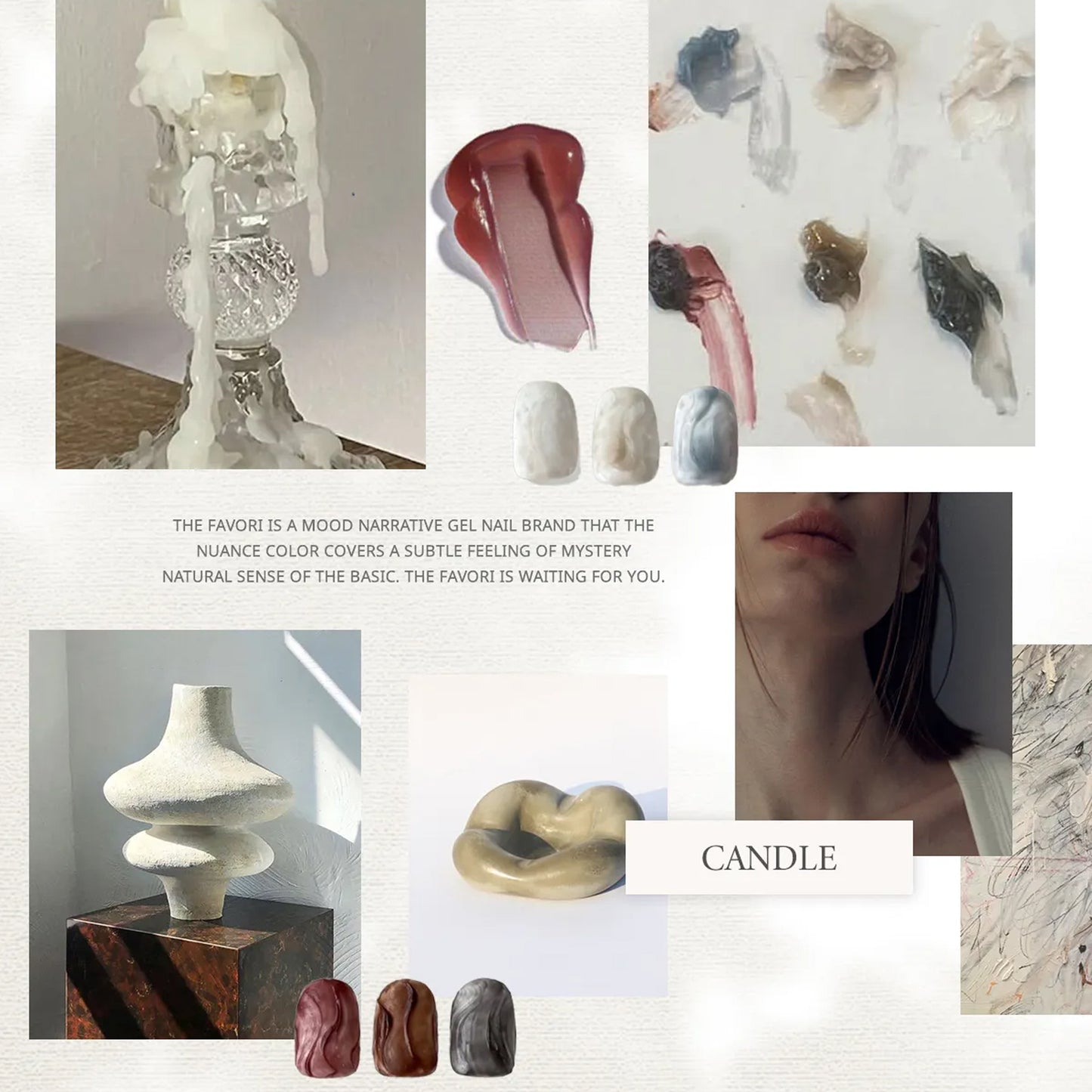 the favori - AGATE Candle ver2. 6color