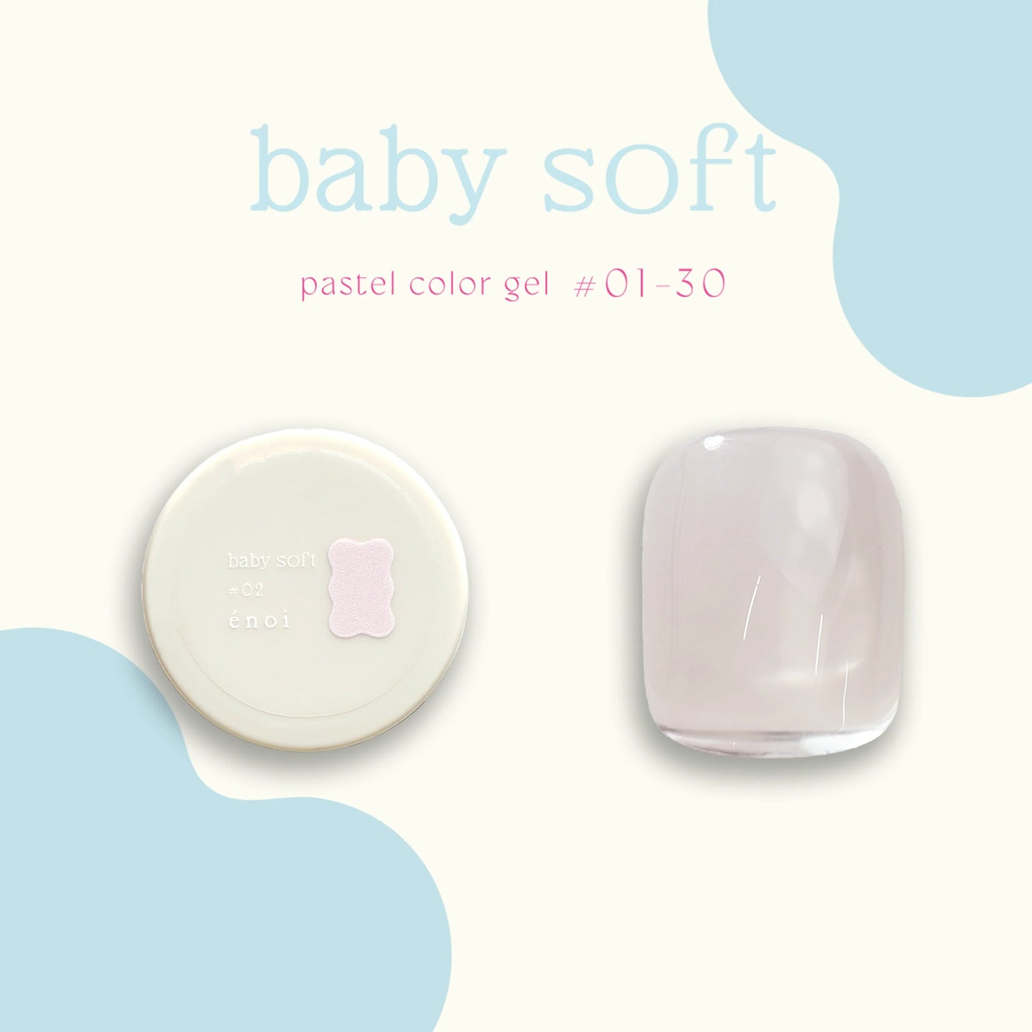 énoi - baby soft pastel color gel