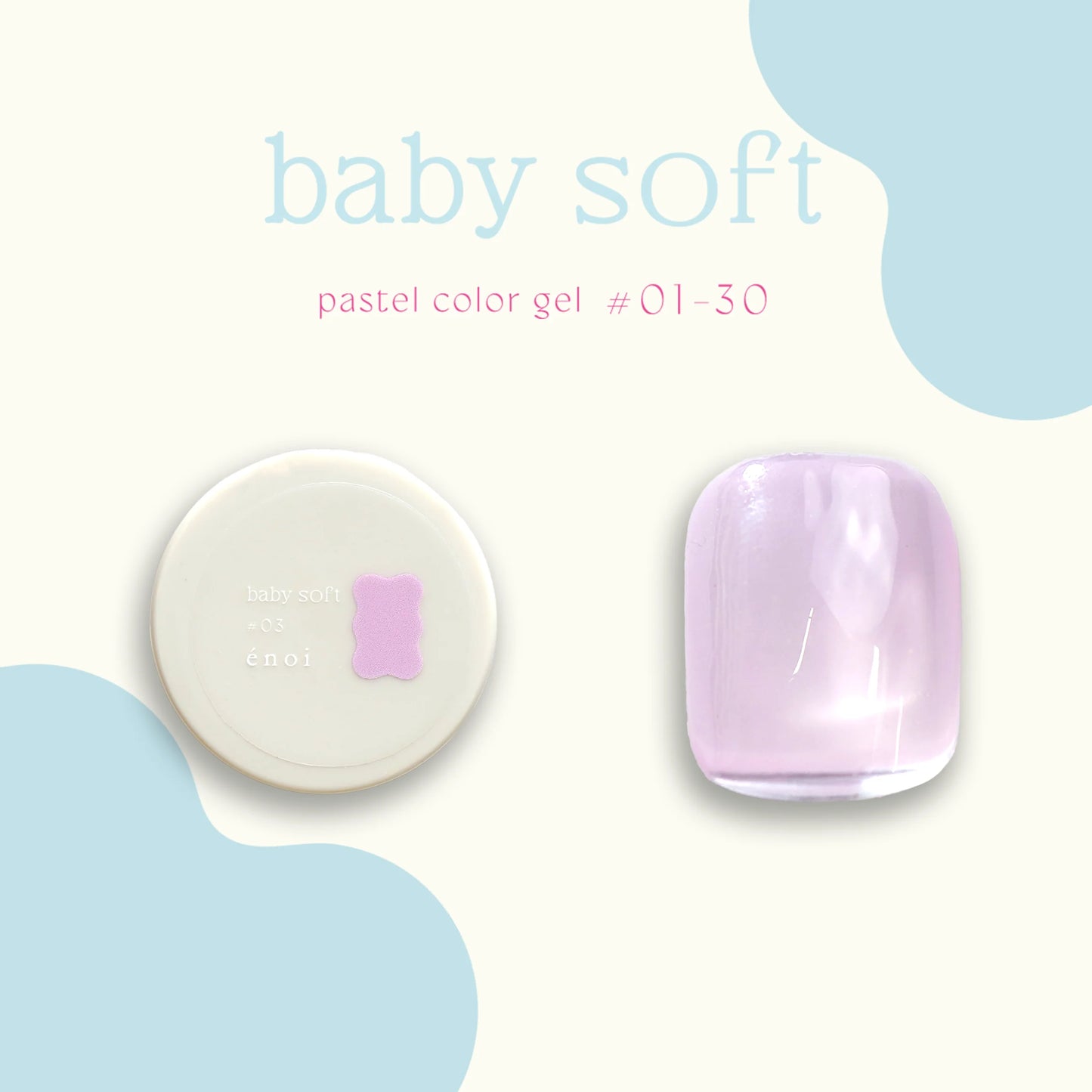 énoi - baby soft pastel color gel