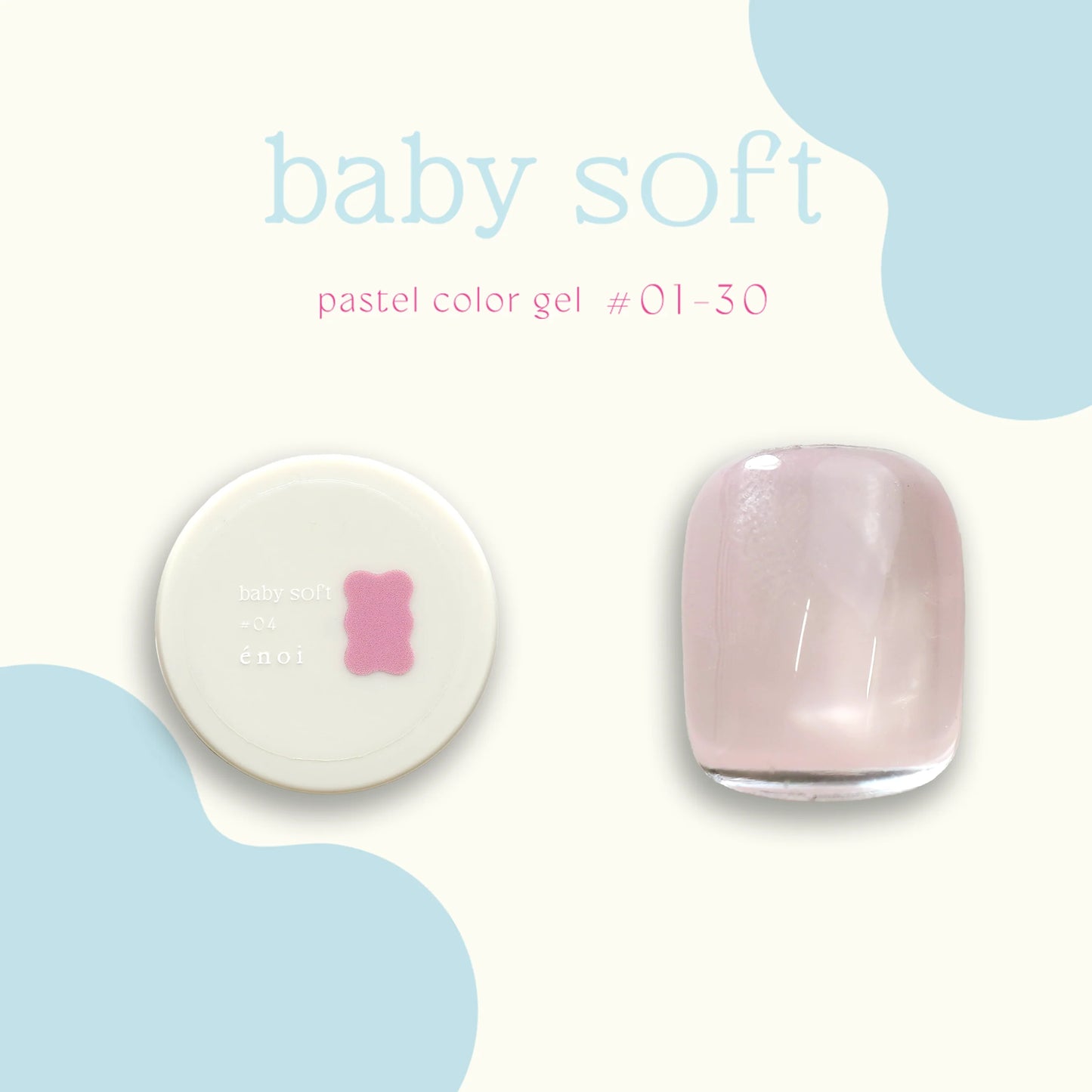 énoi - baby soft pastel color gel
