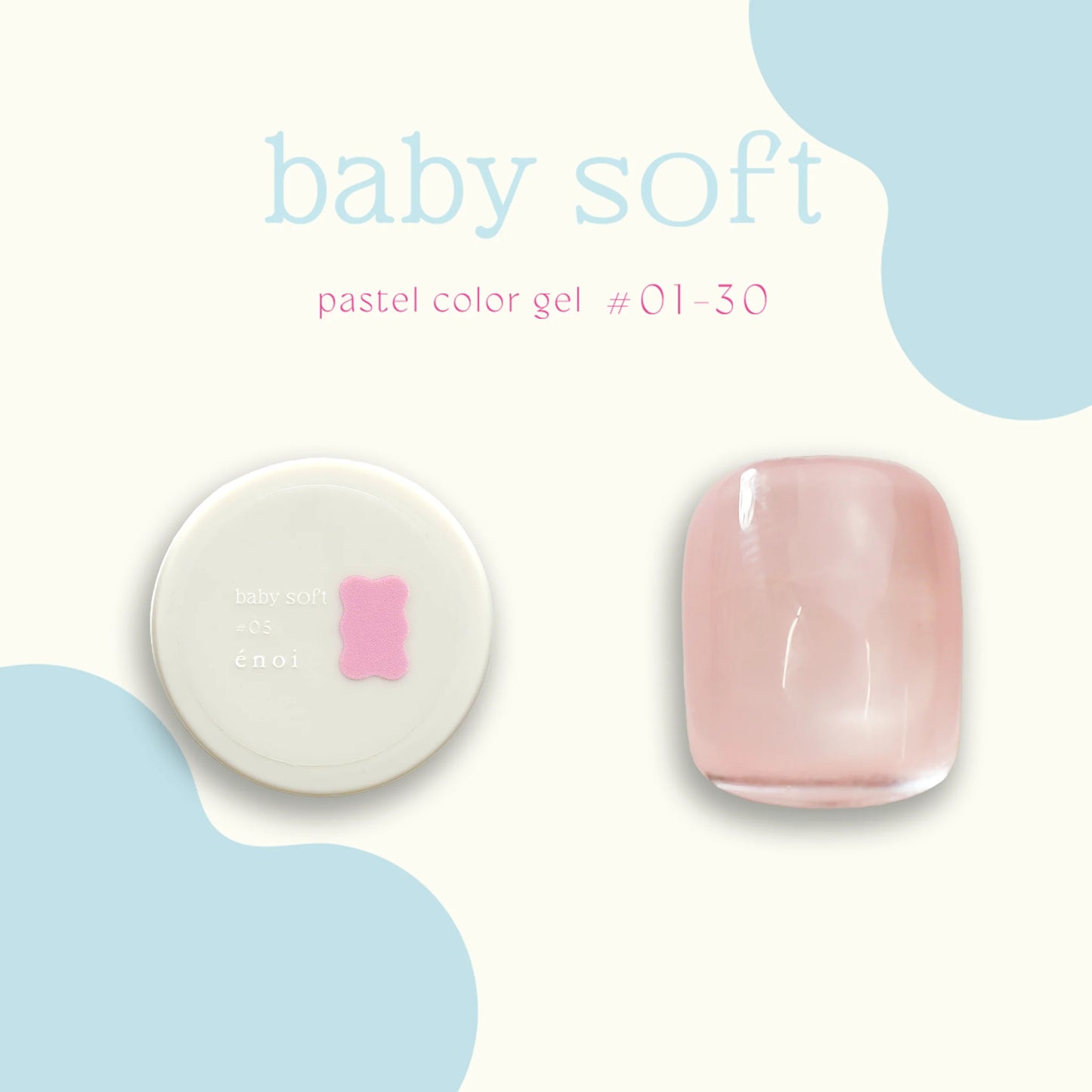 énoi - baby soft pastel color gel
