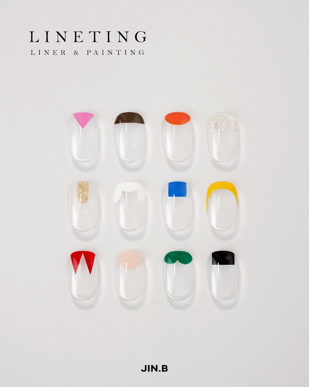 JIN.B - Liner & Painting Gel Collection 12 colors