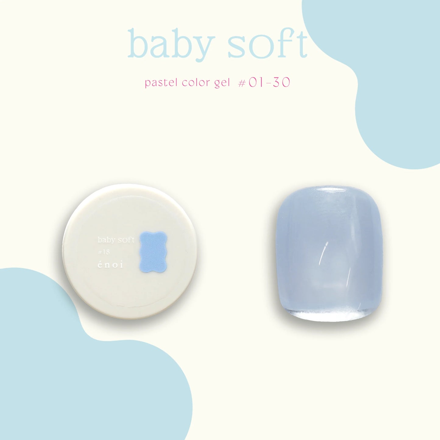 énoi - baby soft pastel color gel