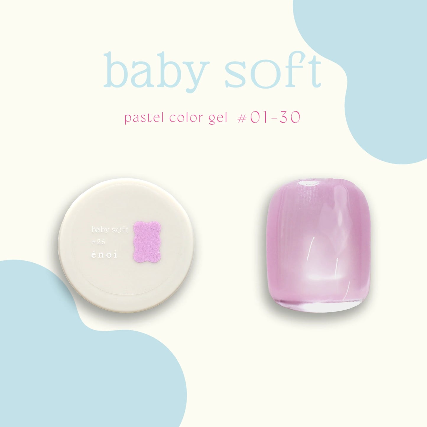 énoi - baby soft pastel color gel