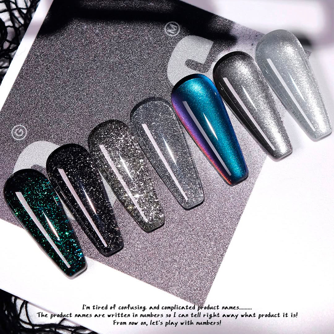 SOOZZA - Magnetic & Glitter Gel 7 Colors