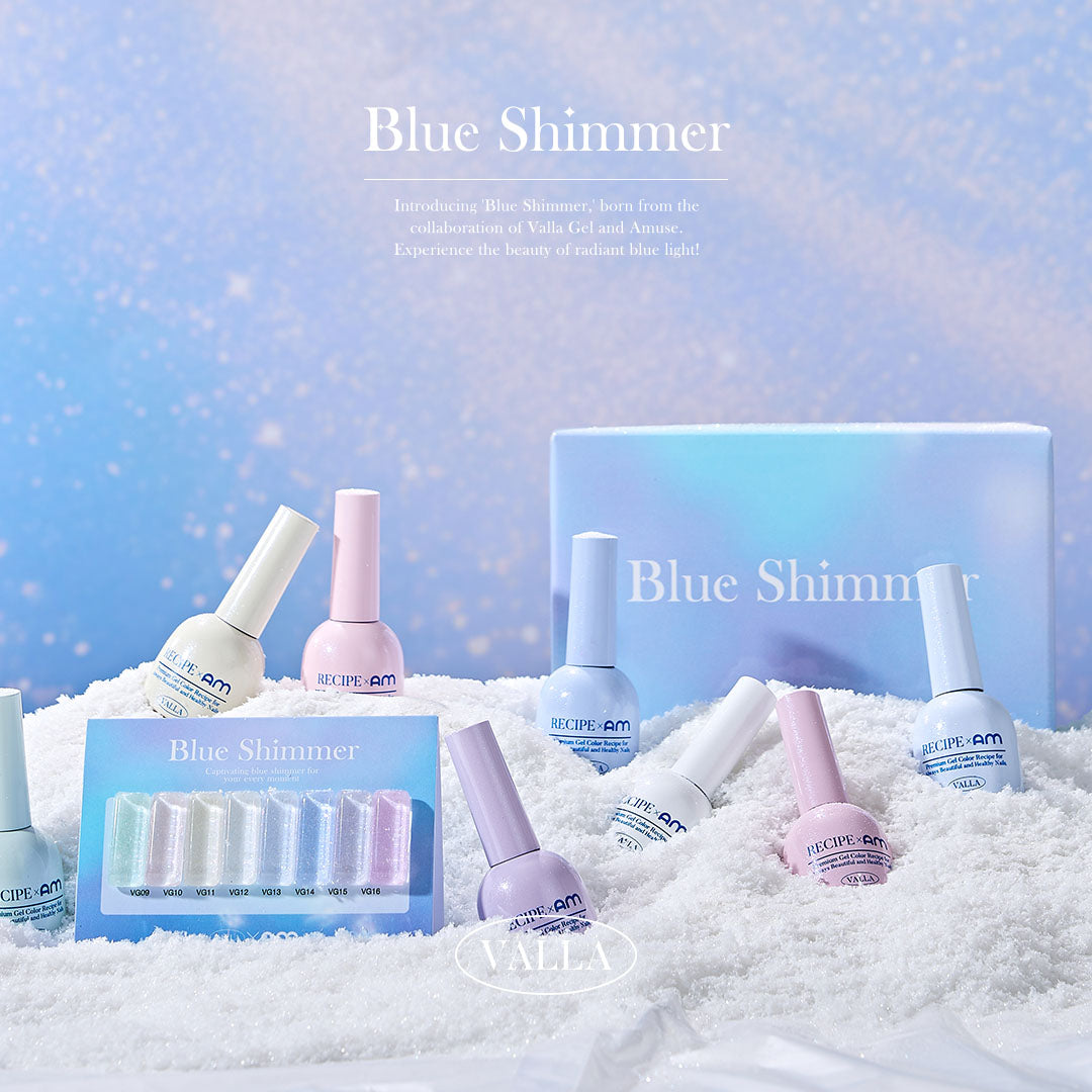 VALLA - Blue Shimmer Collection 8 colors
