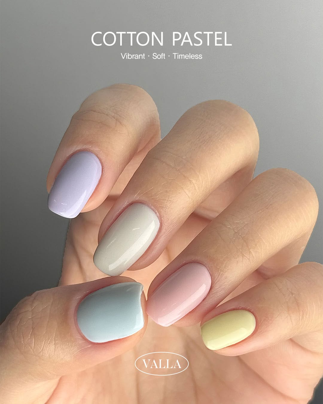 VALLA - COTTON PASTEL Collection 8 colors