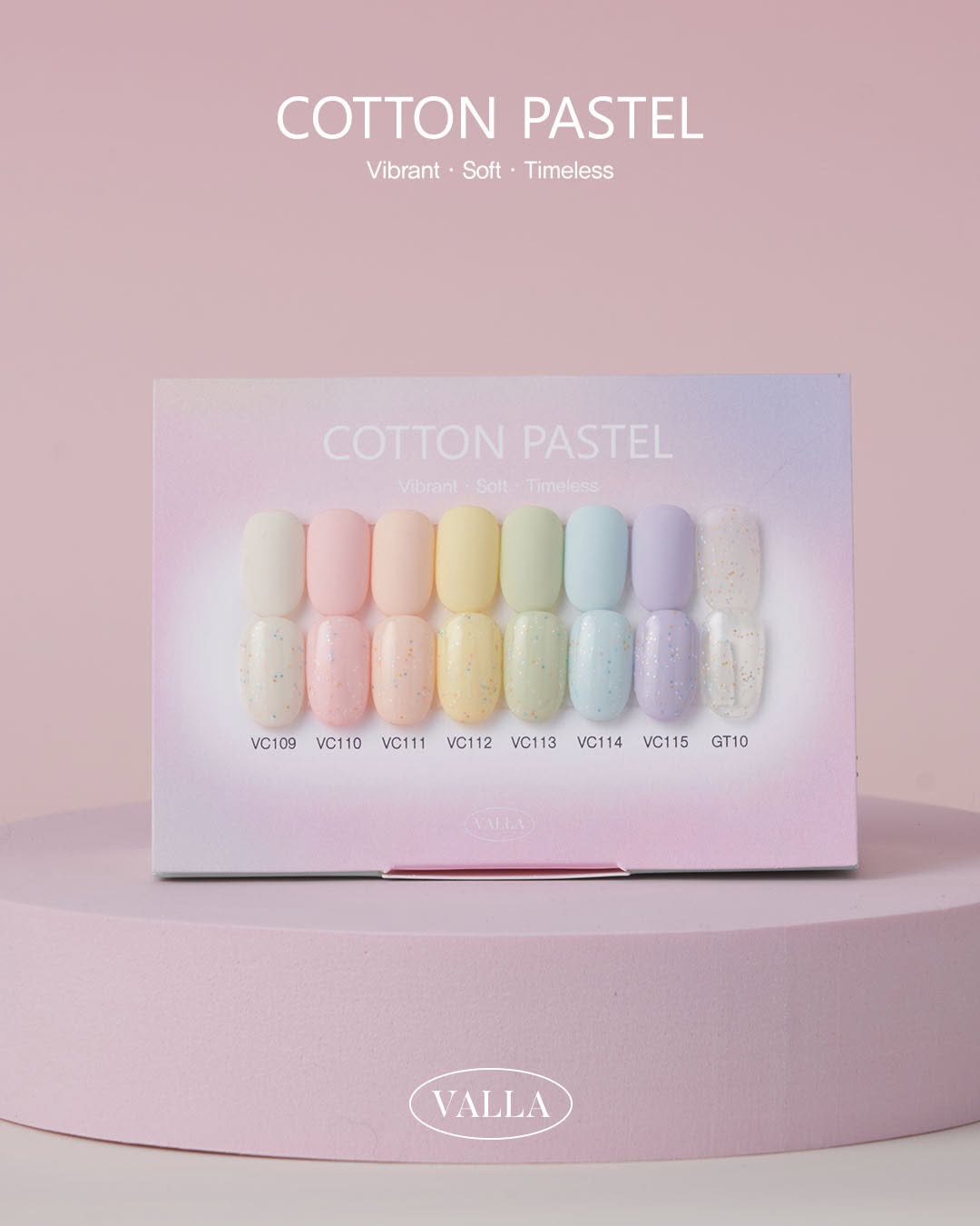 VALLA - COTTON PASTEL Collection 8 colors