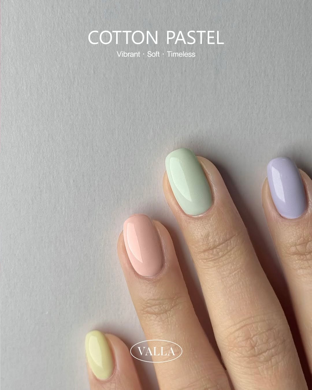 VALLA - COTTON PASTEL Collection 8 colors