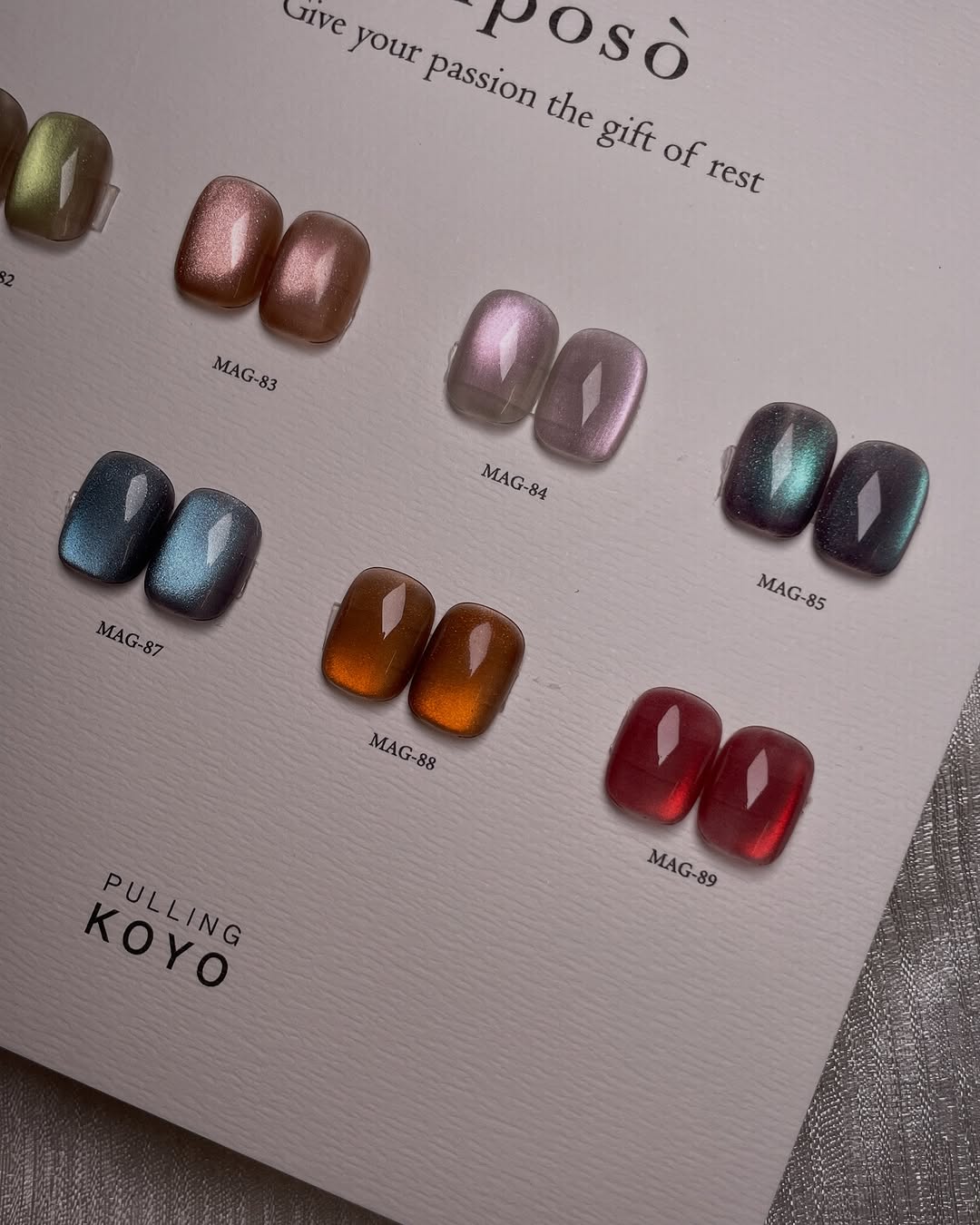riposo - Pulling KOYO 8 colors