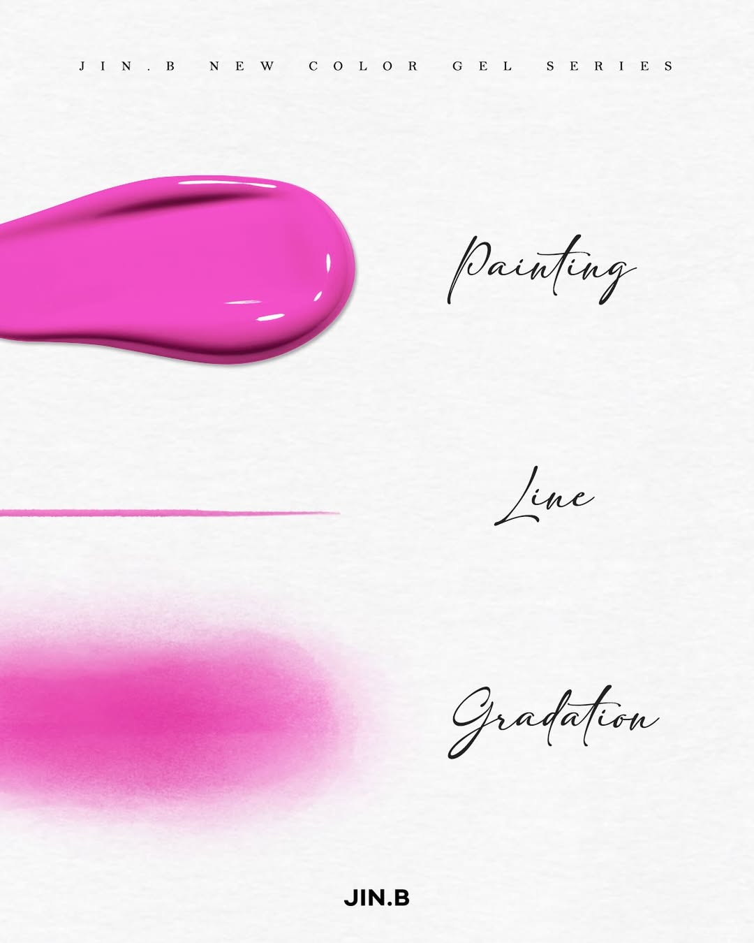 JIN.B - Liner & Painting Gel Collection 12 colors