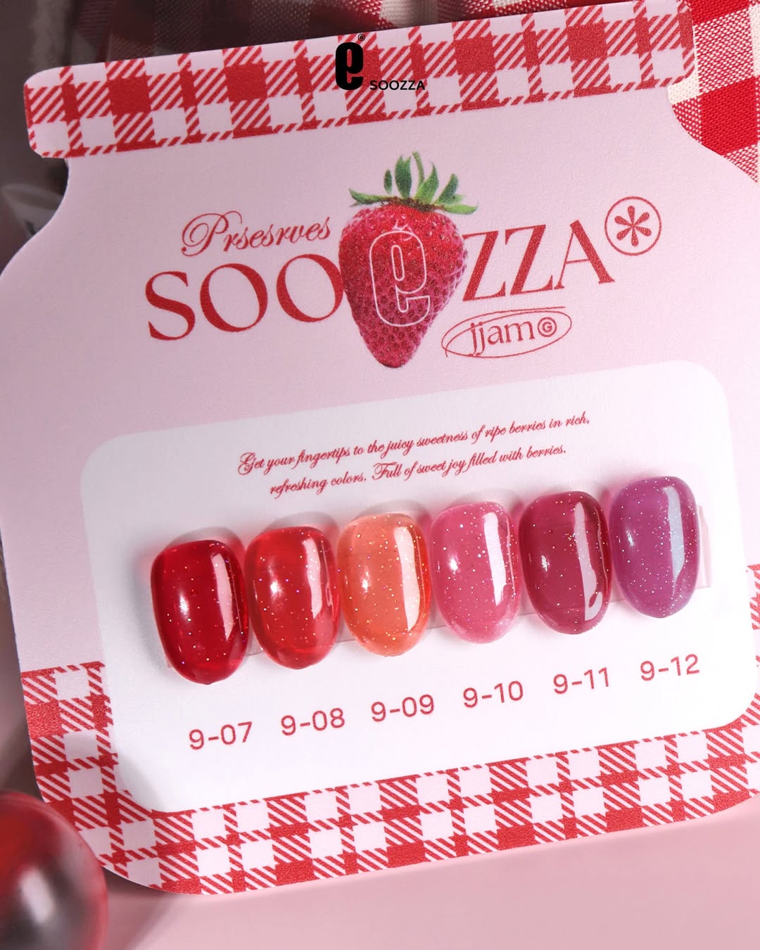 SOOZZA - JJAM Glitter Gel 6 Colors ( 07 -12 )