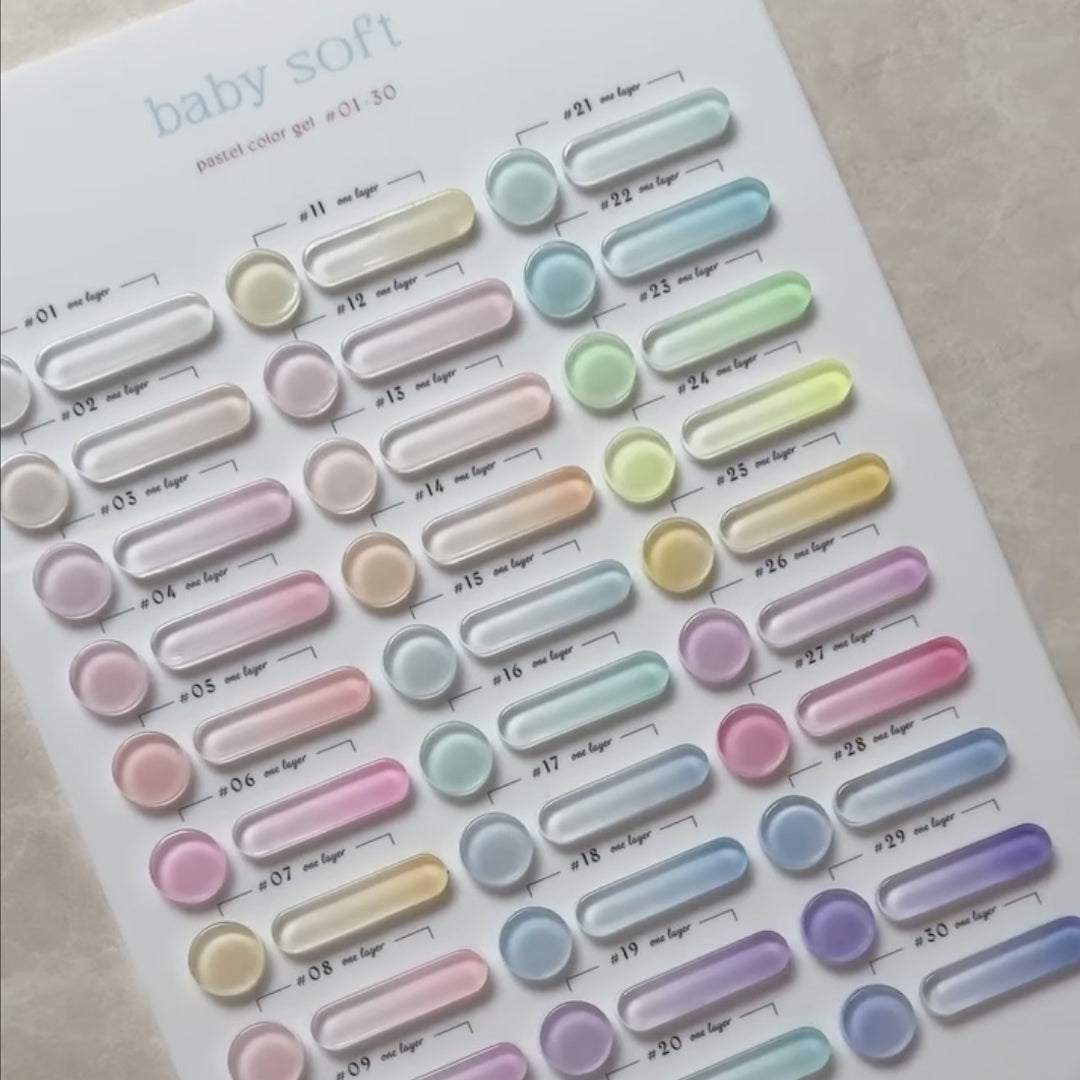 énoi - baby soft pastel color gel