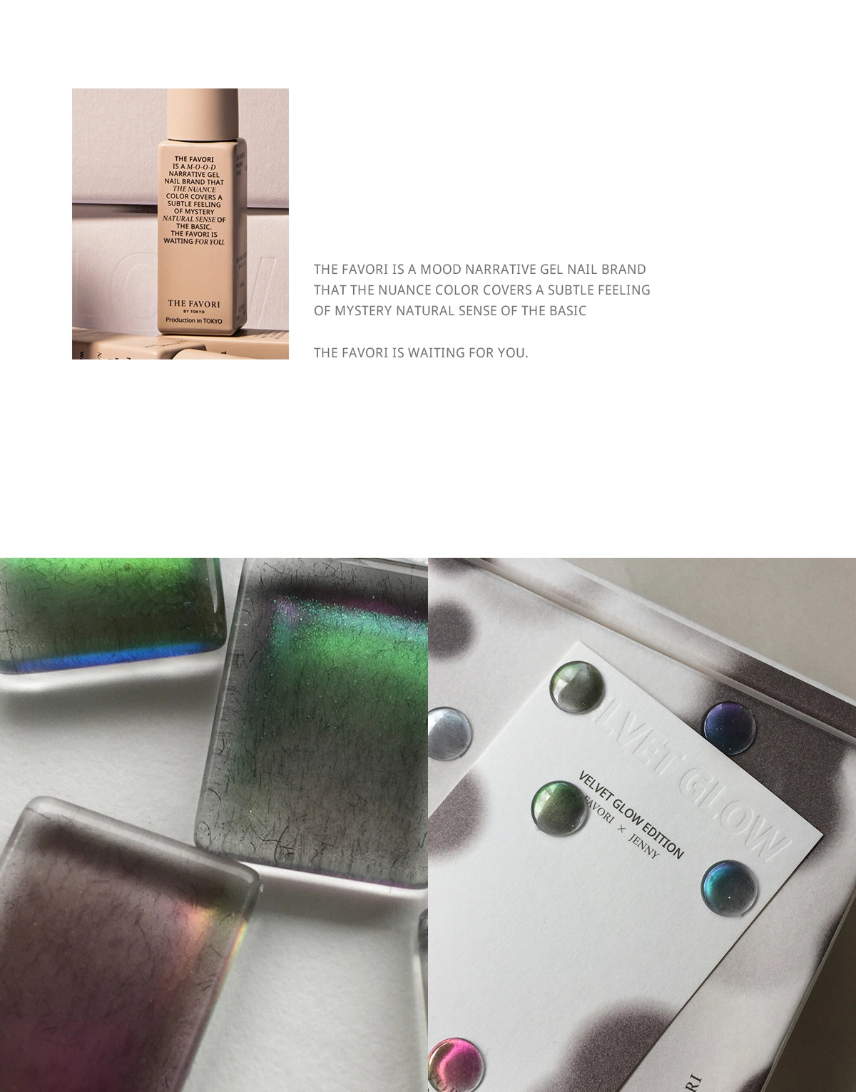 the favori x JENNY - THE VELVET GLOW EDITION