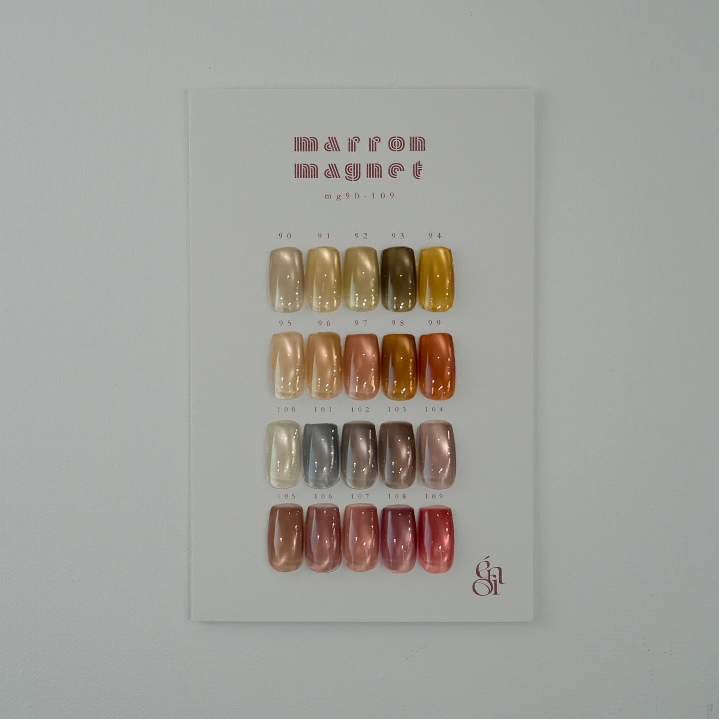 énoi - marron magnet gel