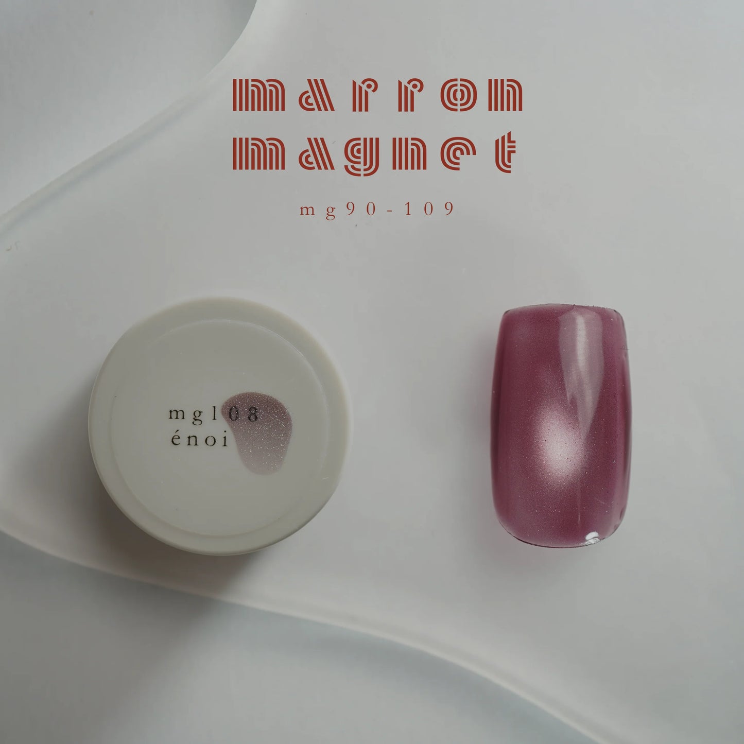 énoi - marron magnet gel