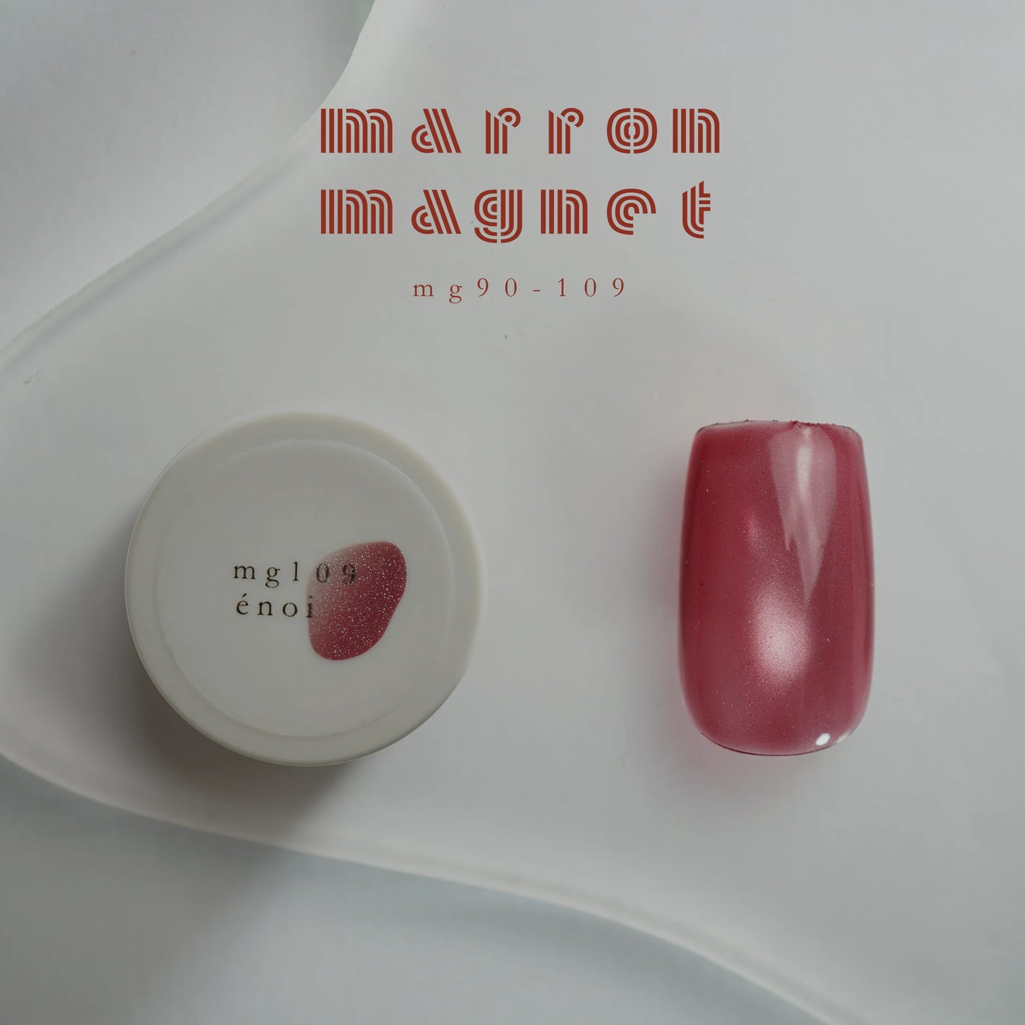 énoi - marron magnet gel