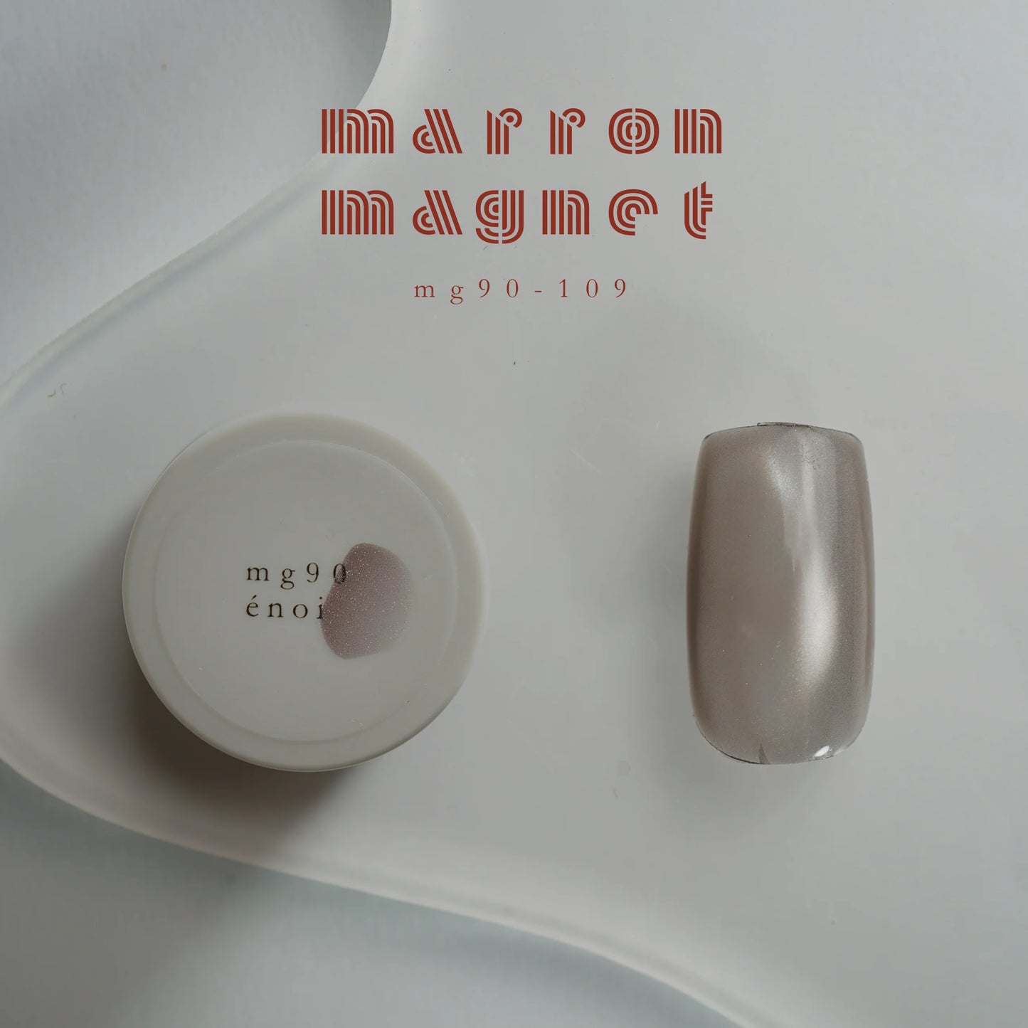 énoi - marron magnet gel
