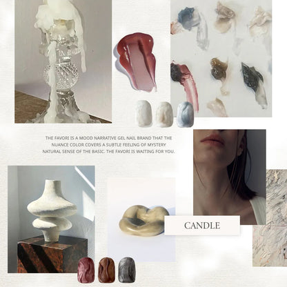 the favori - AGATE Candle ver2. 6color