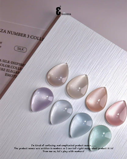 SOOZZA - 3 Magnetic Gel 8 Colors ( 12-19 )