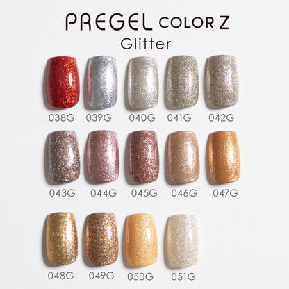 PREGEL - COLOR Z Glitter ( 038G - 051G )