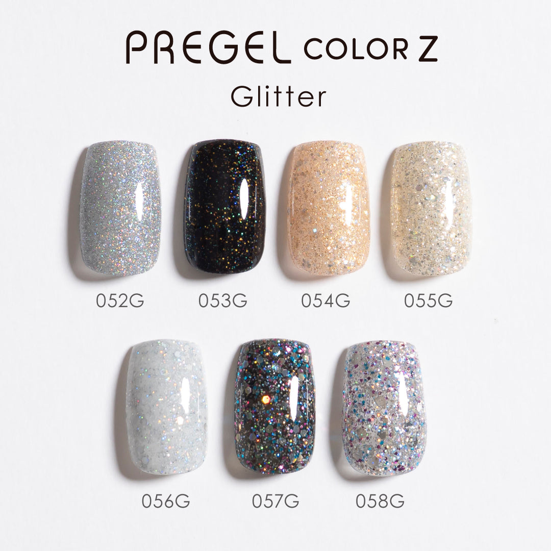 PREGEL - COLOR Z Glitter ( 052G - 058G )