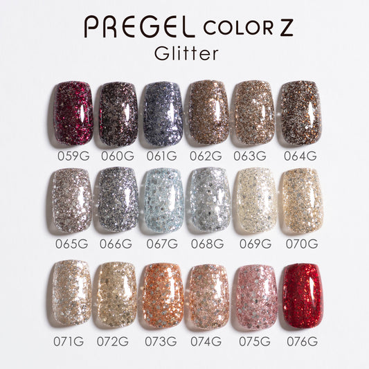PREGEL - COLOR Z Glitter ( 059G - 076G )