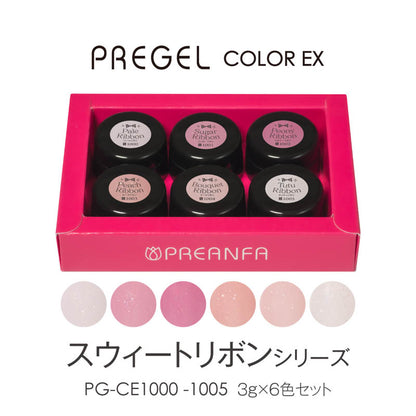 PREGEL - Sweet Ribbon Color EX - 6 Color Set