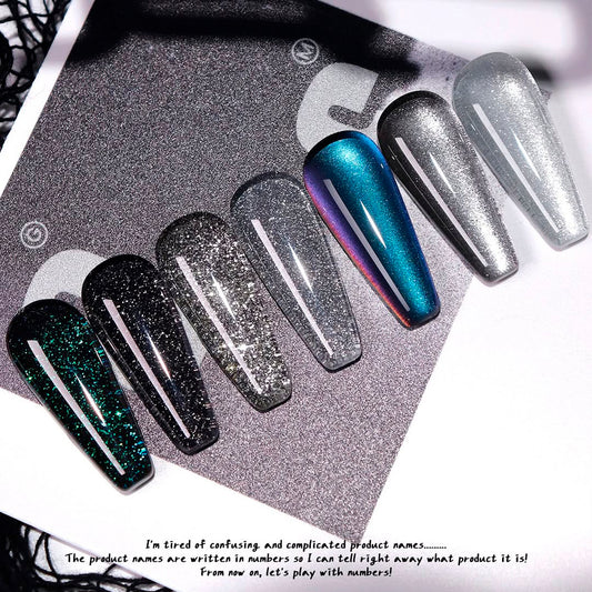 SOOZZA - Magnetic & Glitter Gel 7 Colors