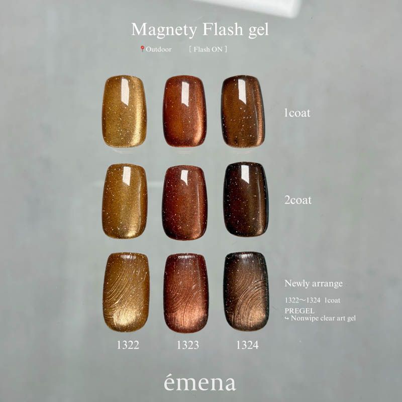 émena Magnetic Flash Gel 3 Color Set 1322-1324