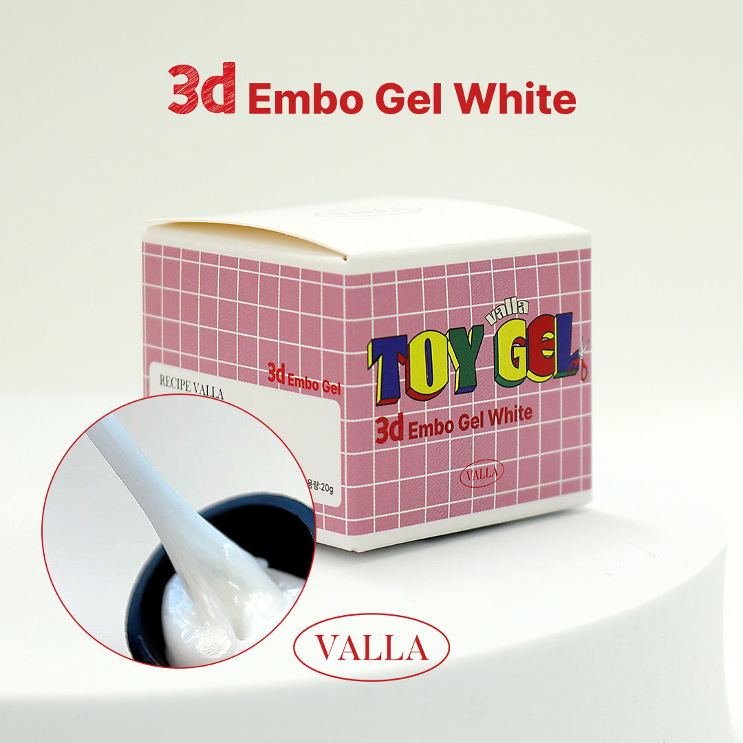 VALLA - 3D Embo Gel (White)
