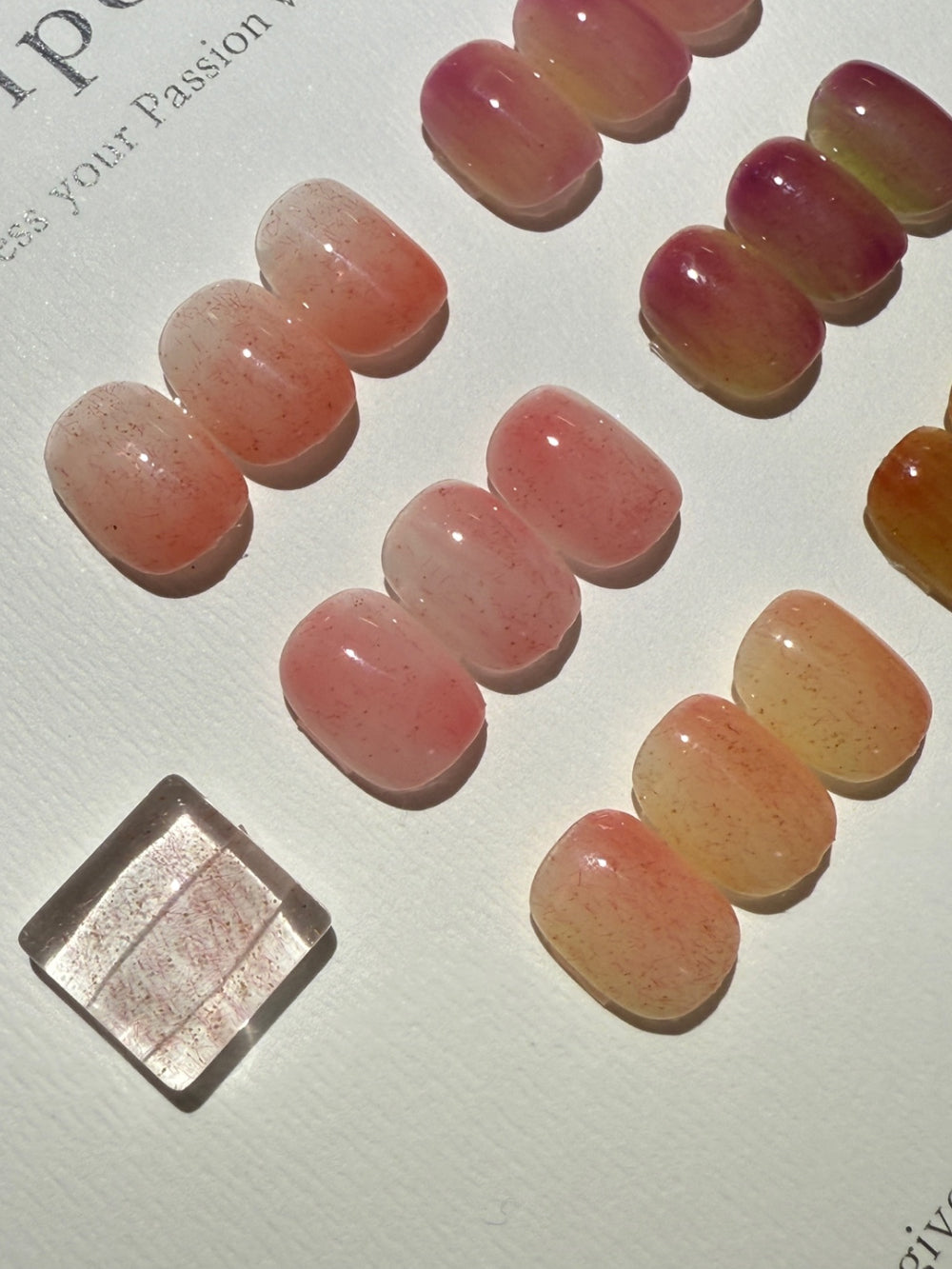 riposo - Single Velvet Glitter Gel - RED (GL-21)