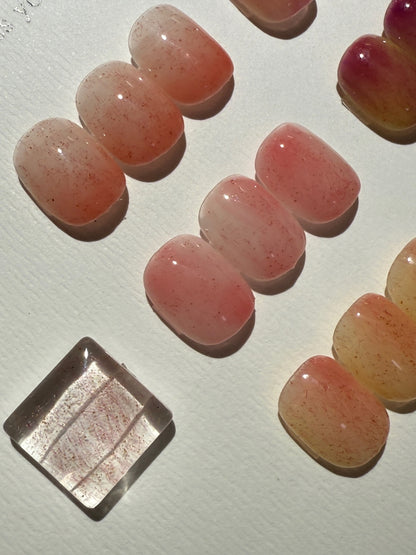 riposo - Single Velvet Glitter Gel - RED (GL-21)