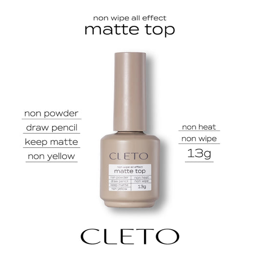 CLETO - Non Wipe All Effect Matte Top