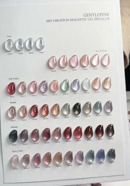 GENTLE PINK - MAGNETIC GEL 50 COLOR SET
