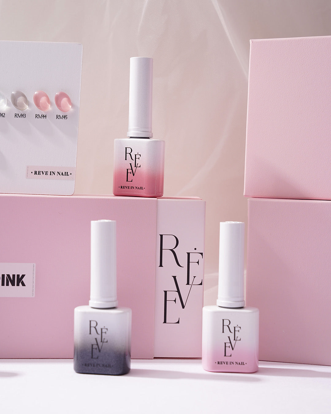 REVE IN NAIL - NOIR PINK 10 colors
