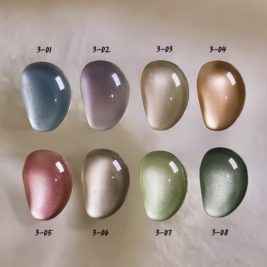 SOOZZA - 3 Magnetic Gel 8 Colors ( 01-08 )