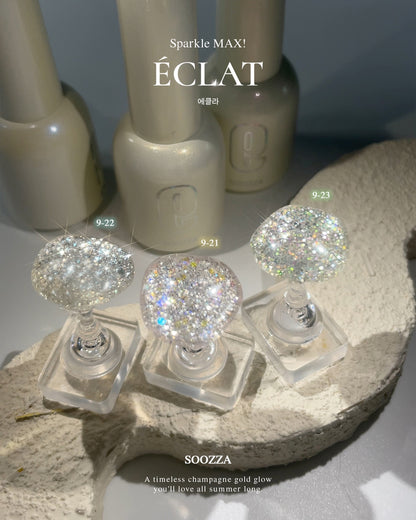 SOOZZA ÉCLAT Sparkle MAX 韓國閃粉甲油膠 9-21、9-22、9-23