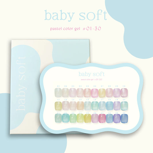enoi babysoft 30色セット＋台紙 enoi babysoft ベビーソフト 30色set
