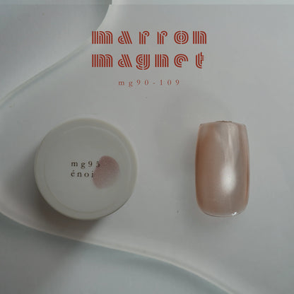 énoi - marron magnet gel