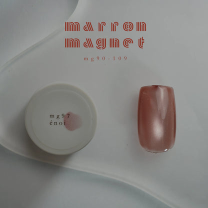 énoi - marron magnet gel