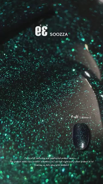 SOOZZA - Magnetic & Glitter Gel 7 Colors