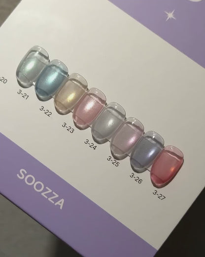 SOOZZA - 3 Magnetic Gel 8 Colors ( 20-27 )