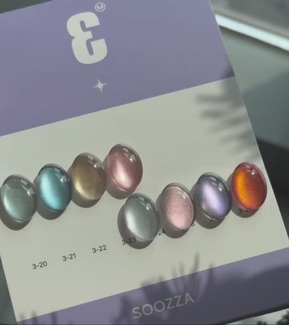 SOOZZA - 3 Magnetic Gel 8 Colors ( 20-27 )
