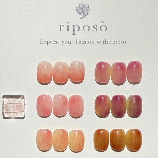 riposo - Single Velvet Glitter Gel - RED (GL-21)