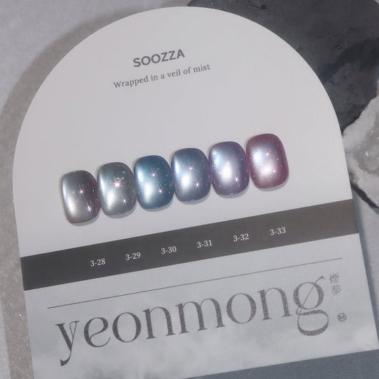 SOOZZA - 3 Magnetic Gel 6 Colors ( 28-33 )